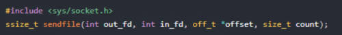 sendfile怎么實現的零拷貝1