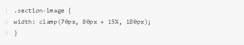 Clamp()、Max() 和 Min() CSS 函數的用例2