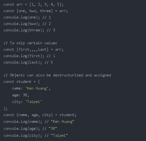 JavaScript 從 ES6 到 ES12的基礎框架知識5